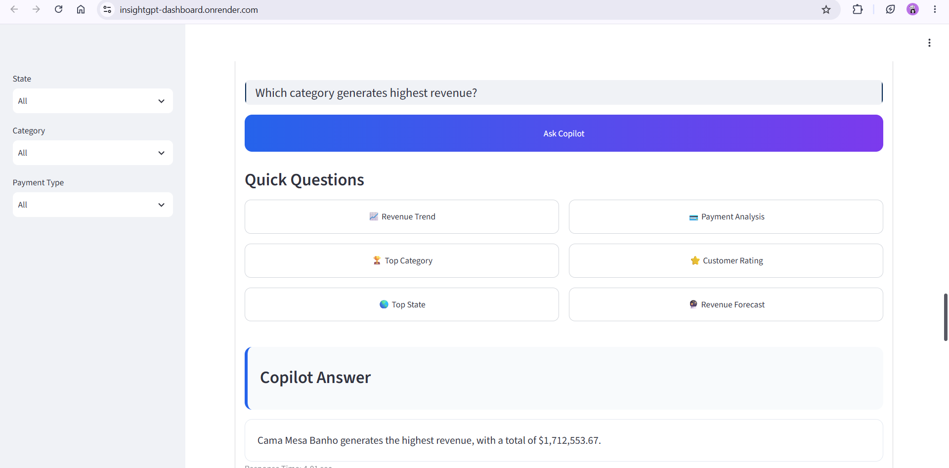 InsightGPT AI Business Copilot